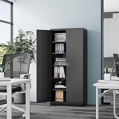 Metal Storage Cabinet-71” Tall Steel File Cabinets