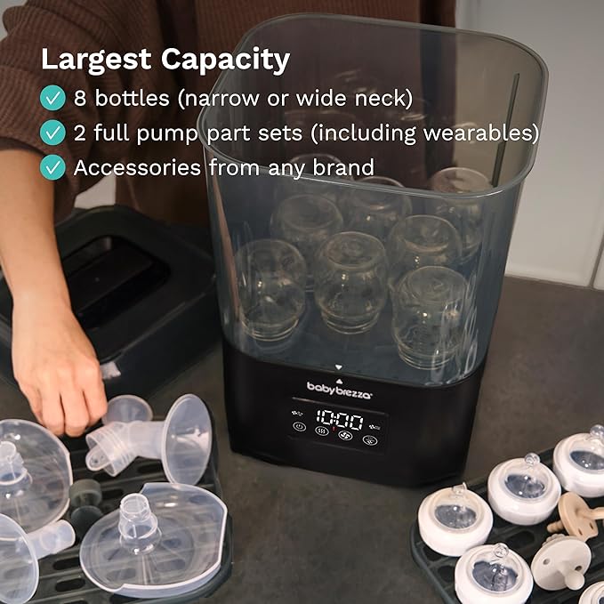 Baby Brezza 10 Minute SuperQuick Bottle Sterilizer + Dryer