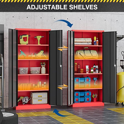 Metal Storage Cabinet-72” Tall Steel File Cabinets