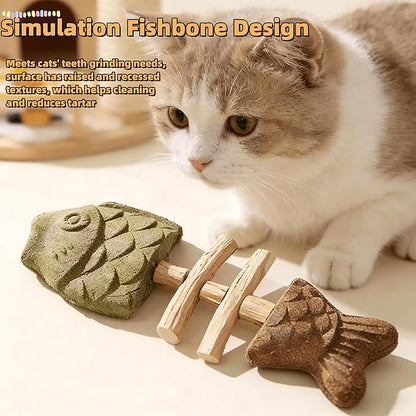 7PCS-Cat Chew Toy, Cat Toys for Indoor Cats with Silvervine Sticks, Safe Teeth Cleaning Chew Toys (Model 2)