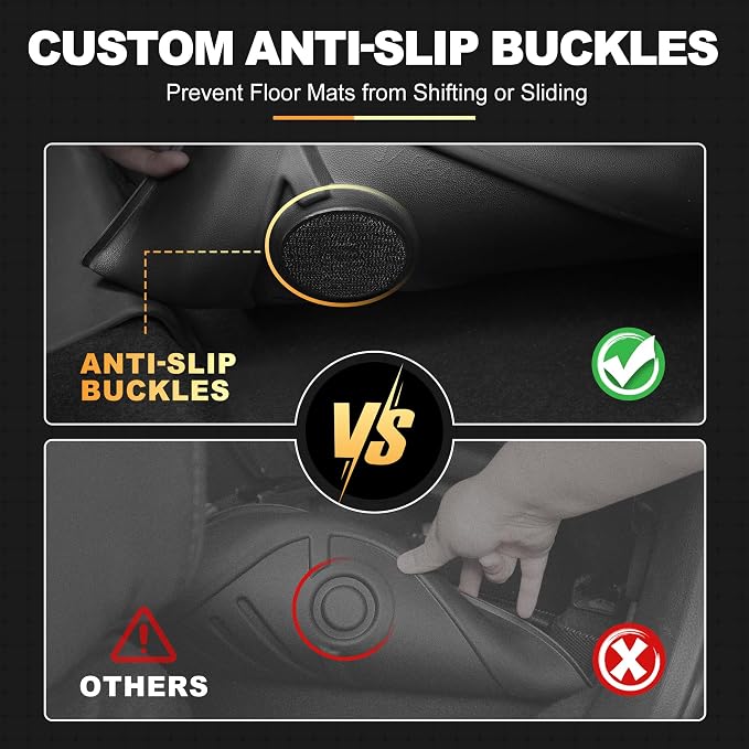 Automotive Floor Mats & Cargo Liners Compatible with 2014 2015 2016 2017 2018 2019 Toyota Corolla Floor Mats & Trunk Mat Set, All Weather TPE Floor Liners Cargo Mats (Not fit Hatchback Model).