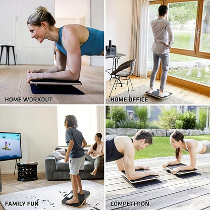 Plankpad PRO Get fit Playing Games & Workouts; Plank & Balance Board