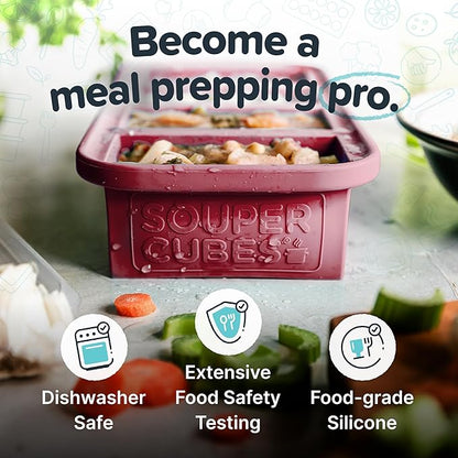 Souper Cubes 1 Cup Silicone Freezer Molds