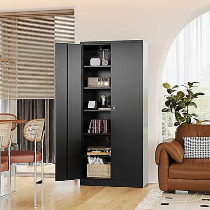 Metal Storage Cabinet-71” Tall Steel File Cabinets