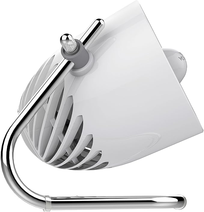Vornado Pivot Personal Air Circulator, Desk Fan, Ice White
