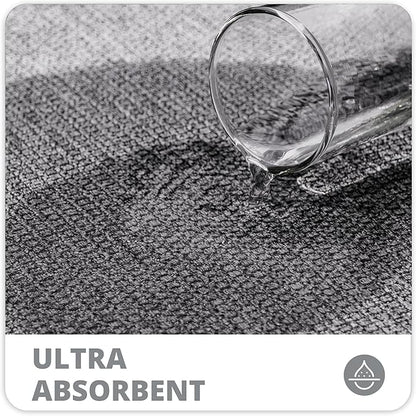 Bosap Bath Mat,Ultra Thin Bathroom Runner Rugs,Large Bath Mats for Bathroom,Quick Dry,Non-Slip,Machine Washable,Low Pile,Bath Rug,Shower Outside,Sink,Home Decor Accessories.Grey,1'5"x4'11"（17x59inch）
