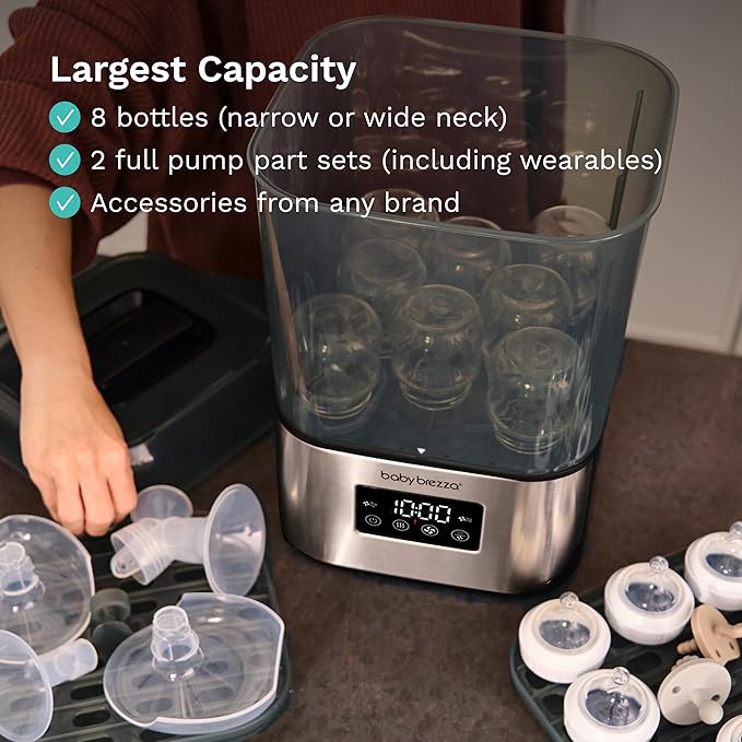 Baby Brezza 10 Minute SuperQuick Bottle Sterilizer + Dryer