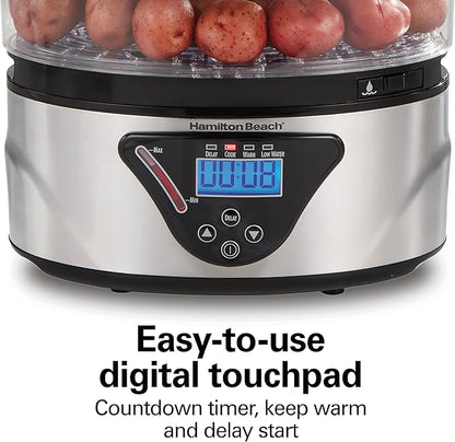 Hamilton Beach Digital Electric Food Steamer & Rice Cooker