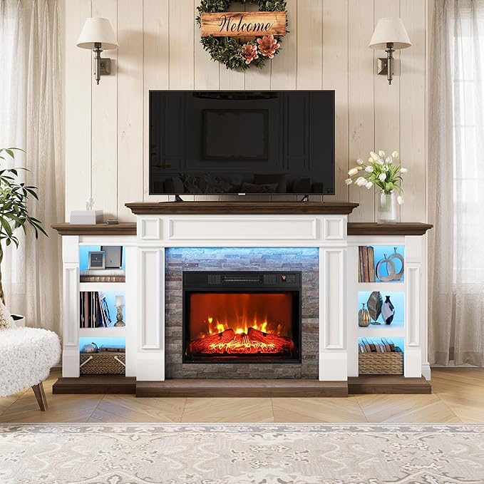 LGHM 72" Electric Fireplace