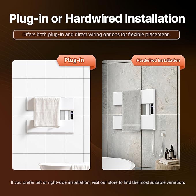 Electric Heated Towel Warmer Rack