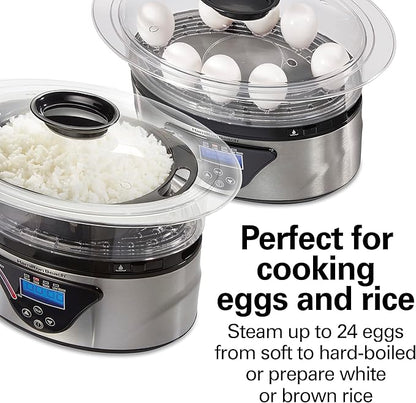 Hamilton Beach Digital Electric Food Steamer & Rice Cooker
