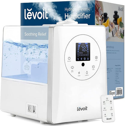 LEVOIT Humidifiers for Bedroom Large Room Home, 6L Warm and Cool Mist