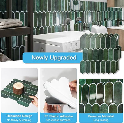 Art3d 12 x 12 Inch Heavy-Duty Peel and Stick Backsplash, Self-adhesive Wall