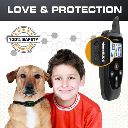 INVIROX Dog Training Collar for Large Dog X2 123 Levels Dog E Collars 1100yd