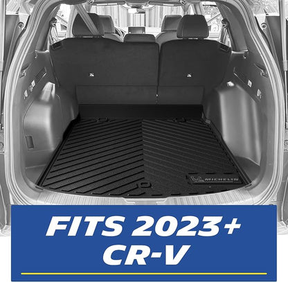 Michelin Vehicle Mats, Premier Series All-Weather TPE Custom Fit Liner for Honda CR-V Gasoline & Hybrid & e:FCEV 2023-2026 Floor Mats (4 Piece)