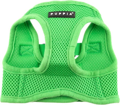 Puppia Soft Vest Dog Harness Step-in Padded Mesh No Choke No Pull Comfortable Walking Running Training for Small Medium Large Dogs, Green, XXX-Large