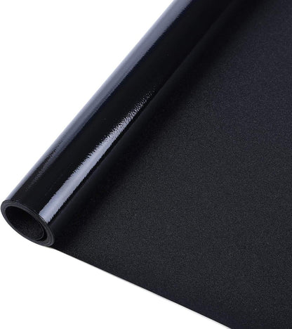 rabbitgoo Blackout Window Film, Sun Heat Blocking Privacy Cover for Glass, Removable Opaque Room Darkening Dark Black Out Window Covers Tint Shades for Home Day Sleep Light Blocker 23.6 x 118.1 Inches