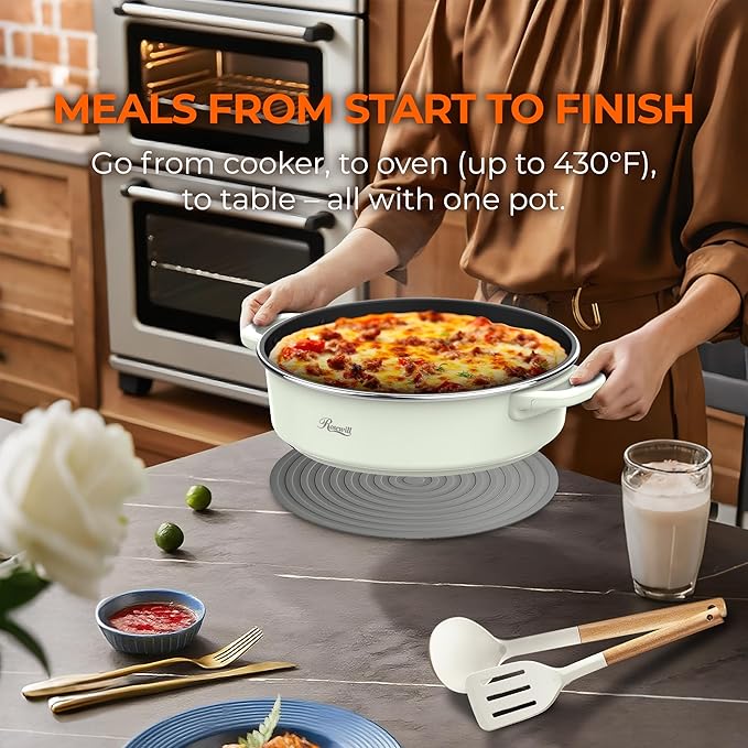 Rosewill 12.7 QT Electric Hot Pot Slow Cooker