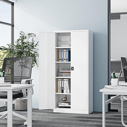 Metal Storage Cabinet-72” Tall Steel File Cabinets