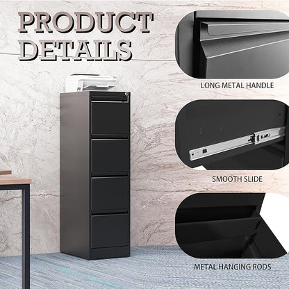 3 Drawer Vertical File Cabinet