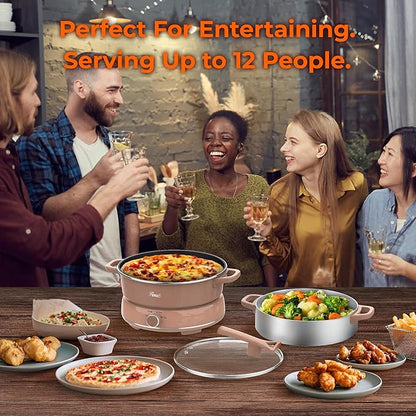 Rosewill 12.7 QT Electric Hot Pot Slow Cooker