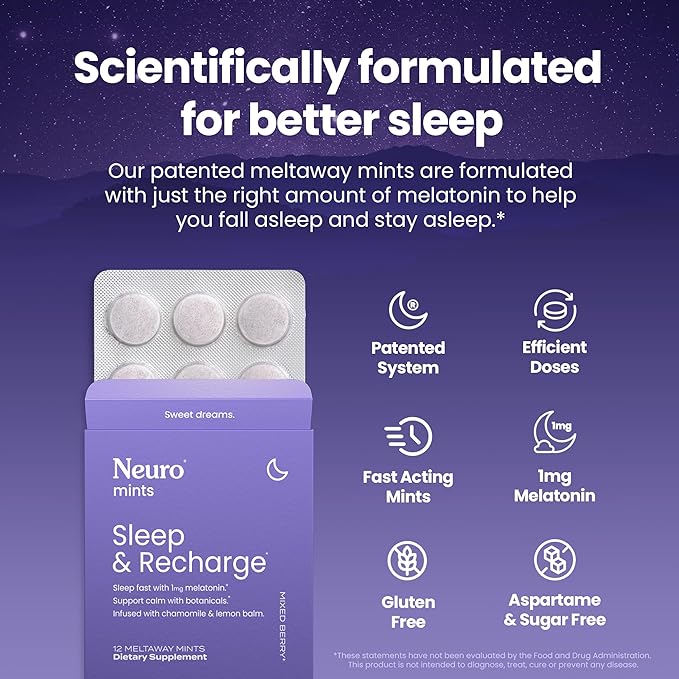 Neuro Sleep & Recharge Meltaway Mints