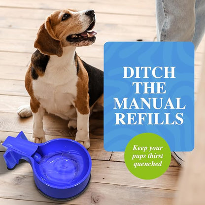 Water Bowl with 10 foot Long Stainless Steel Hose