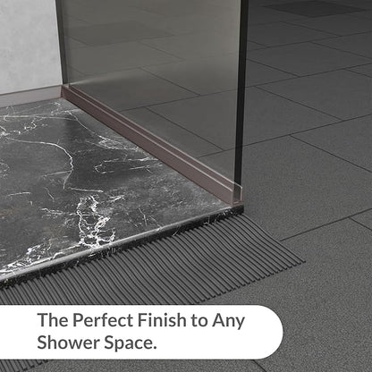 Brixwell SDCD38BN-CCP72-XCP5 Brushed Nickel 3/8" Fixed Panel Shower Door Deep