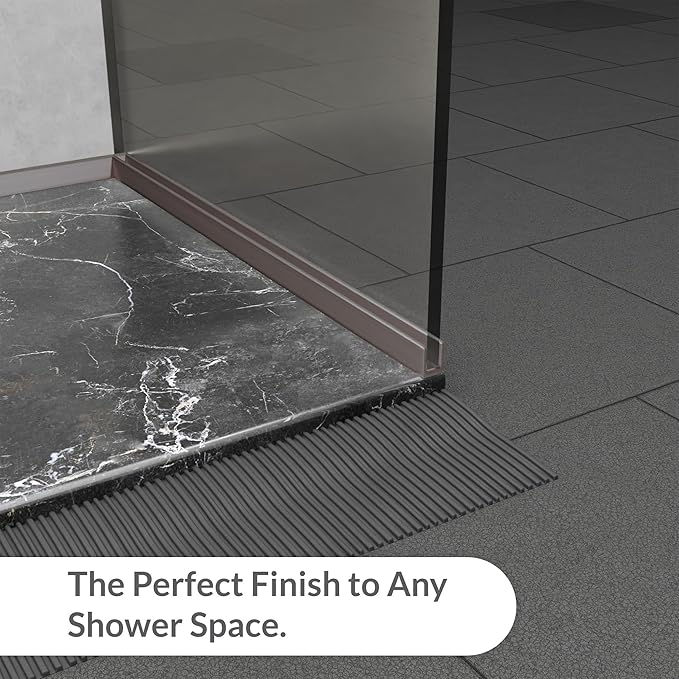 Brixwell SDCD38BN-CCP72 Brushed Nickel 3/8" Fixed Panel Shower Door Deep