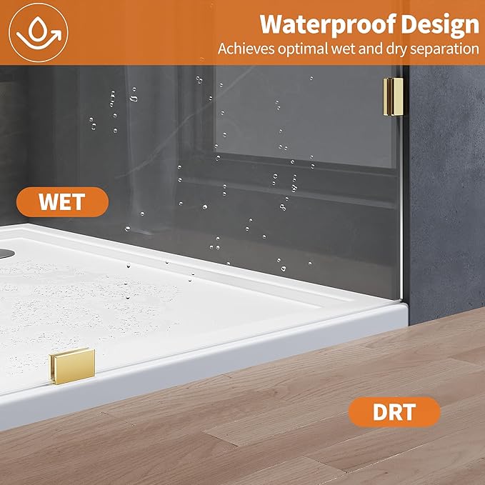 Shower Glass Panel, Fixed Shower Screen Panel