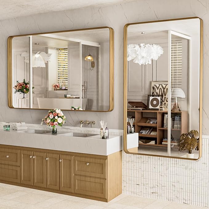 LOAAO 60X28 Inch Bathroom Mirror