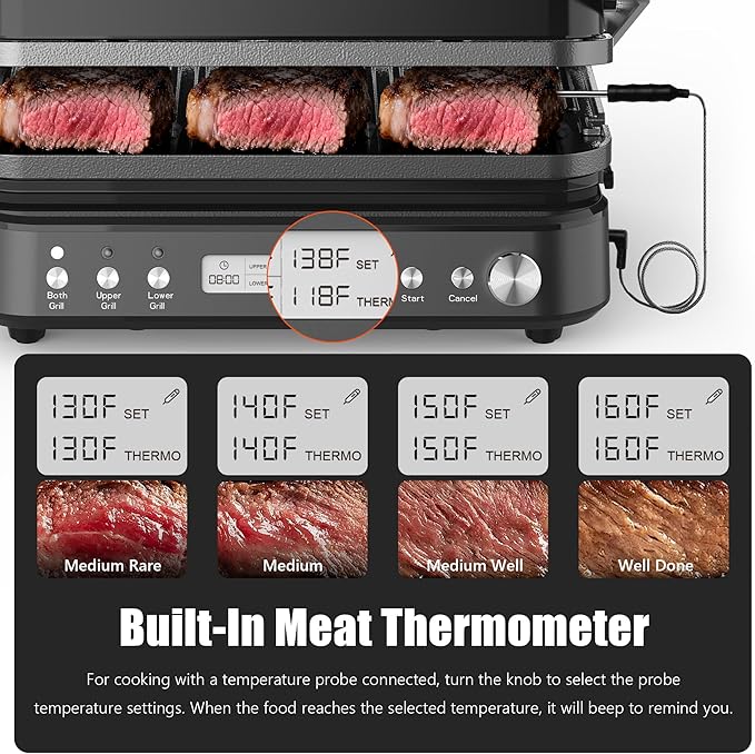 CATTLEMAN Panini Grill Press Sandwich Maker