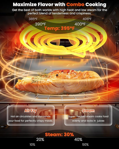 Nuwave Combi Steam Oven, Non-Toxic Stainless Steel Multi-Cooker