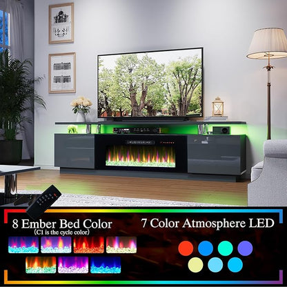 AMERLIFE Fireplace TV Stand