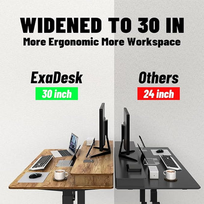 48 * 30 Inches Electric Standing Widened Desk Adjustable Height