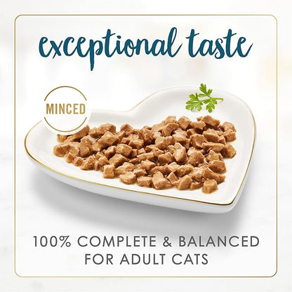 Purina Fancy Feast Senior Wet Cat Food 7 Years Plus Tuna Feast In Gravy Minced - (Pack of 24) 3 oz. Cans