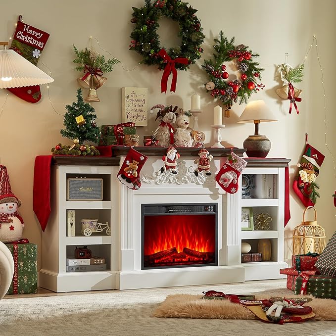 SOOWERY Electric Fireplace
