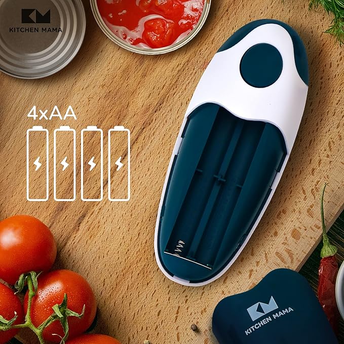 Kitchen Mama Auto 2.0 Electric Can Opener: Blade Opens Almost Any Can Pop or