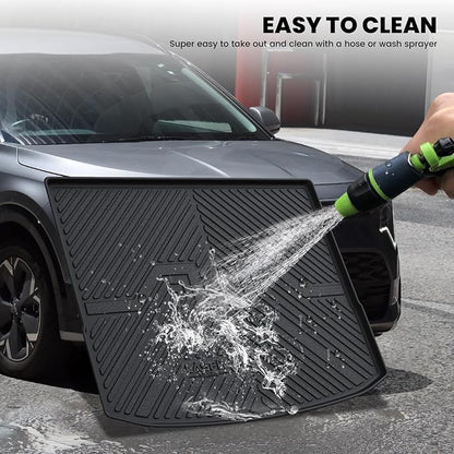 LASFIT Cargo Mat for Kia NIRO 2026 2025 2024 2023 (Fit EV & Hybrid, Not Fit PHEV), All Weather TPE Custom Fit Easy Clean Car Trunk Mat for Kia NIRO EV 2023-2026 Cargo Liner, Black