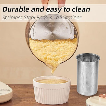 Health Pot, 1.5L Double-Layer Glass Electric Kettle