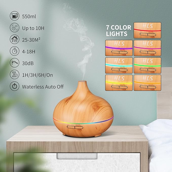 HLS Aroma Diffusers for Essential Oils Large Room