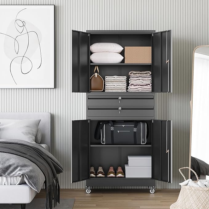 Letaya Metal Garage Storage Cabinet