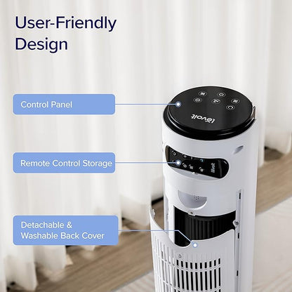 LEVOIT Smart 42 inch Tower Fan for Bedroom, DC motor, Oscillating
