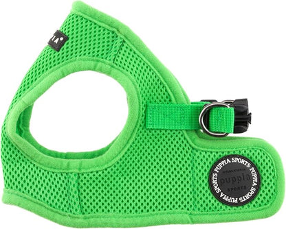 Puppia Soft Vest Dog Harness Step-in Padded Mesh No Choke No Pull Comfortable Walking Running Training for Small Medium Large Dogs, Green, XXX-Large