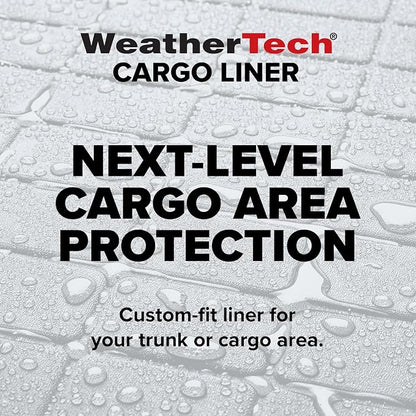 WeatherTech Cargo Trunk Liner for Toyota 4Runner Hybrid, Behind 2nd Row (401831), Black
