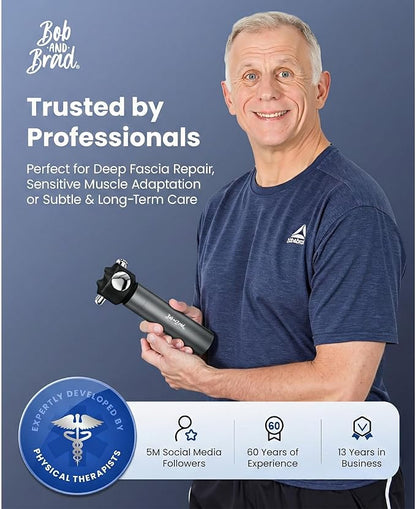 BOB AND BRAD VibeFlow Vibration Massager, FSA-HSA Eligible, 116Hz Deep Tissue