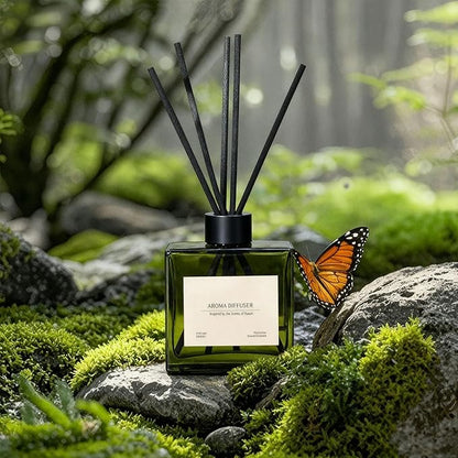 Reed Diffuser, 4 oz Earthy Sandalwood Scent Diffuser