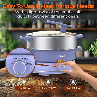 Rosewill 12.7 QT Electric Hot Pot Slow Cooker