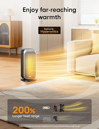 DREO Quiet Space Heater, 1500W Portable Heaters