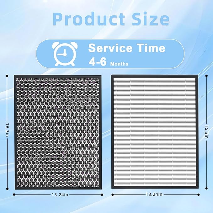 Amboseli 7- Pack 3000 Replacement Filters Compatible